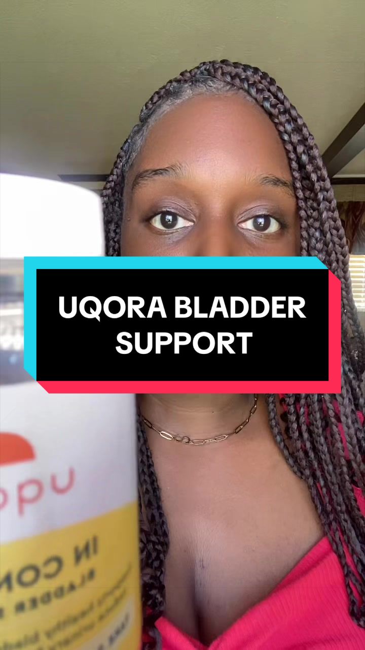 TikTok post by @santana_speaks for Uqora. Caption reads: [...] it’s ok and we shouldn’t be embarrassed.....