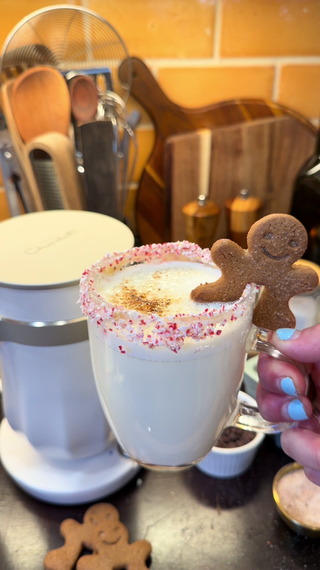 TikTok post by @flavorsbyfrangipane for Hotel Chocolat. Caption reads: [...] of these using the Velvetiser® by @Hotel....