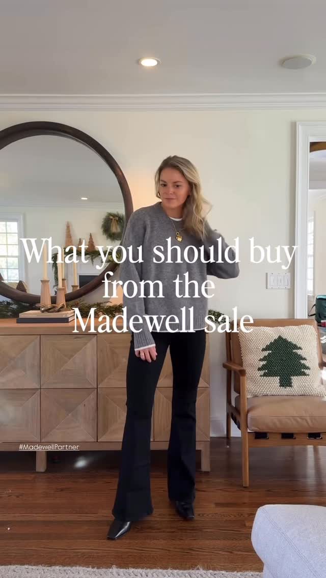 Instagram post by @styledsnapshots for Madewell. Caption reads: @madewell’s 40% off sale is live! Rounded up a few....