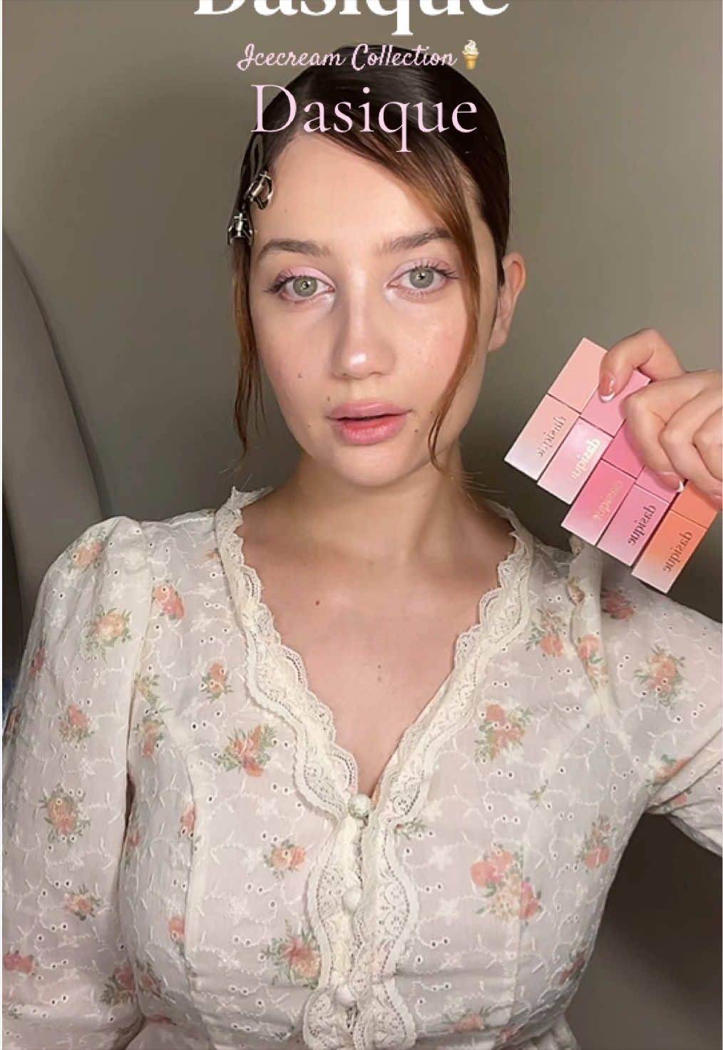 TikTok post by @fairiessi for Dasique. Caption reads: 🍦How amazing that you can now find Dasique’s most....