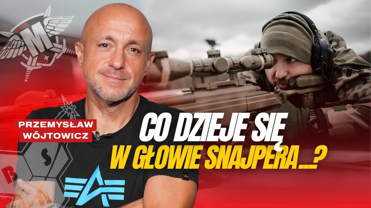 YouTube post by @pawel.sawicki for empik. Caption reads: THE MOST EFFECTIVE POLISH SNIPER "THE BULLET....