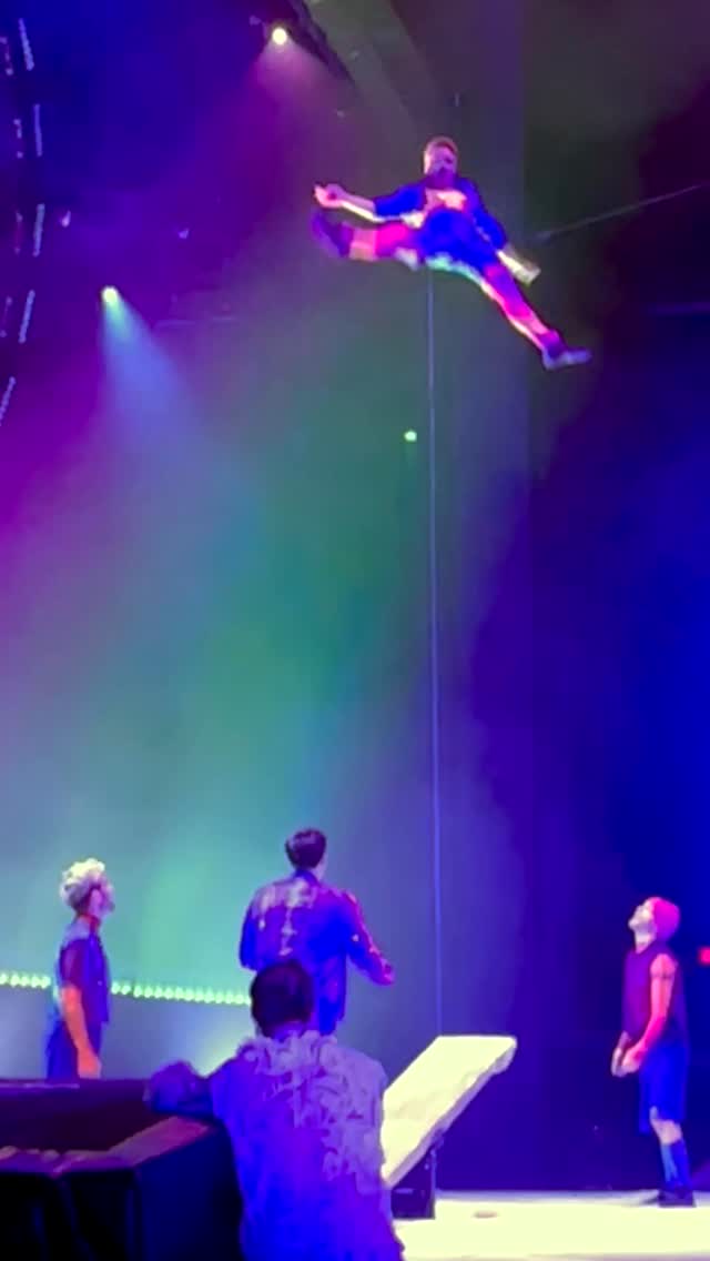 Instagram post by @nathan.snd for Cirque du Soleil. Caption reads: Recap from this summer with the boys....