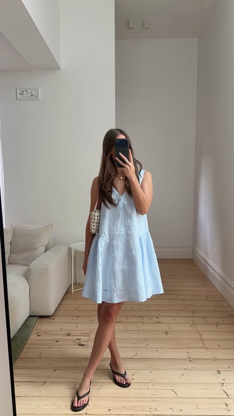 Instagram post by @mattiegouman for Witchery. Caption reads: Summer dressing inspo 🐚 w @witcheryfashion 

AD.