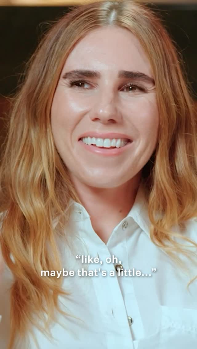 Instagram post by @zosiamamet for Bustle. Caption reads: @zosiamamet 🤝 Shosh

In the latest episode of One....