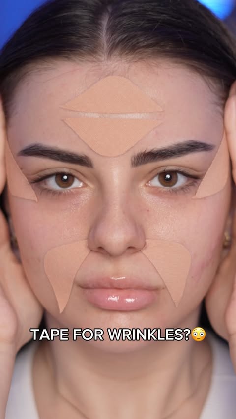 Instagram post by @julia__hauls for Abib Cosmetics. Caption reads: I tried wrinkle tape so you don’t have to 😭PDRN....