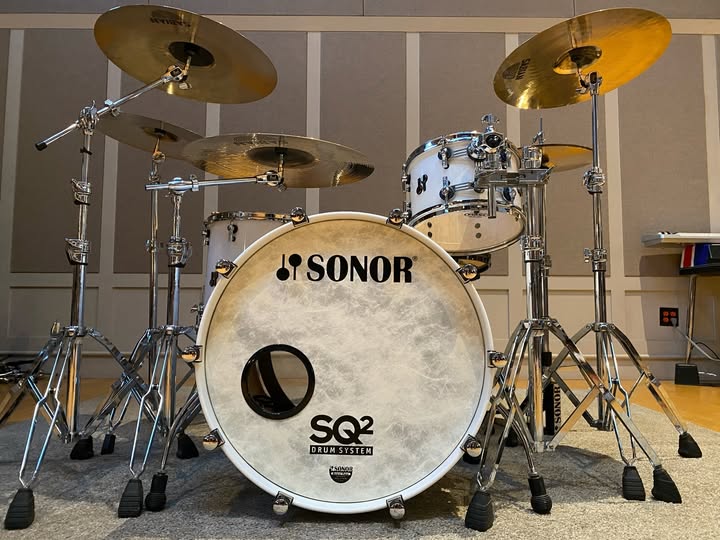 Instagram post by @ryanvanpoederooyen for EVANS Drumheads. Caption reads: The Basics. Sometimes all you need are the basics.....