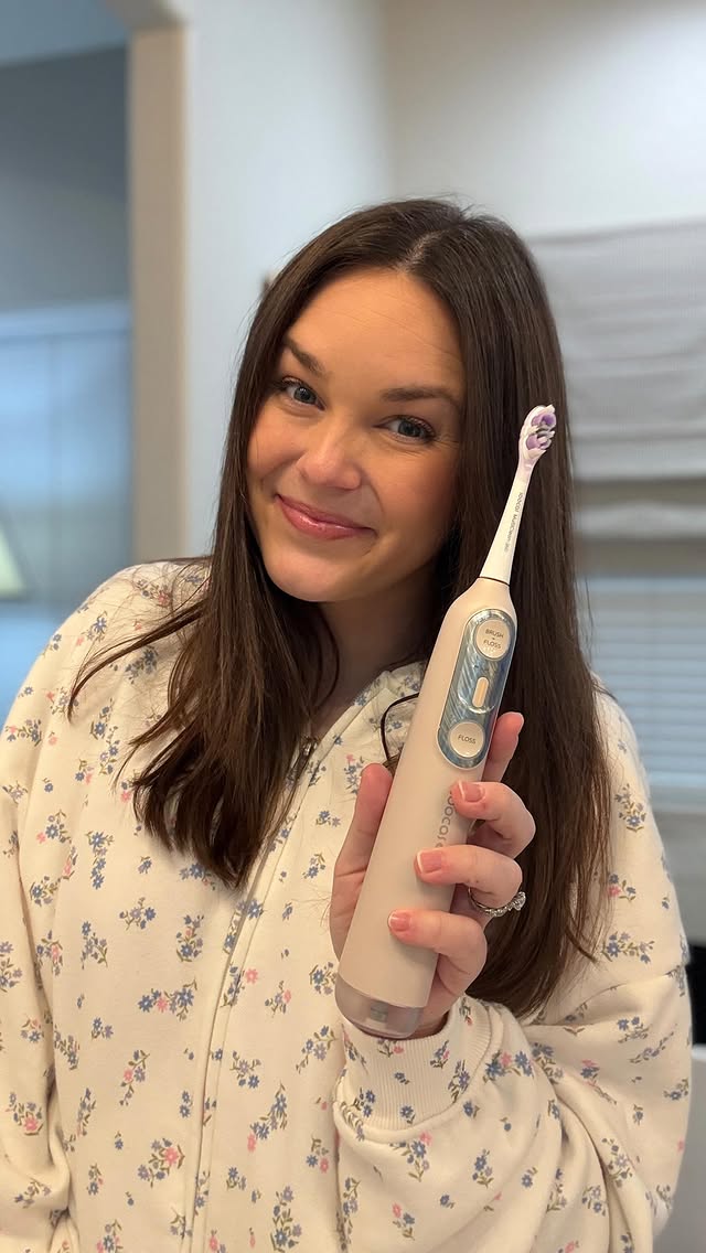 Instagram post by @heyaddnotsubtract for Soocas Oral Care Management. Caption reads: My dental routine just got a glow up ✨ a....