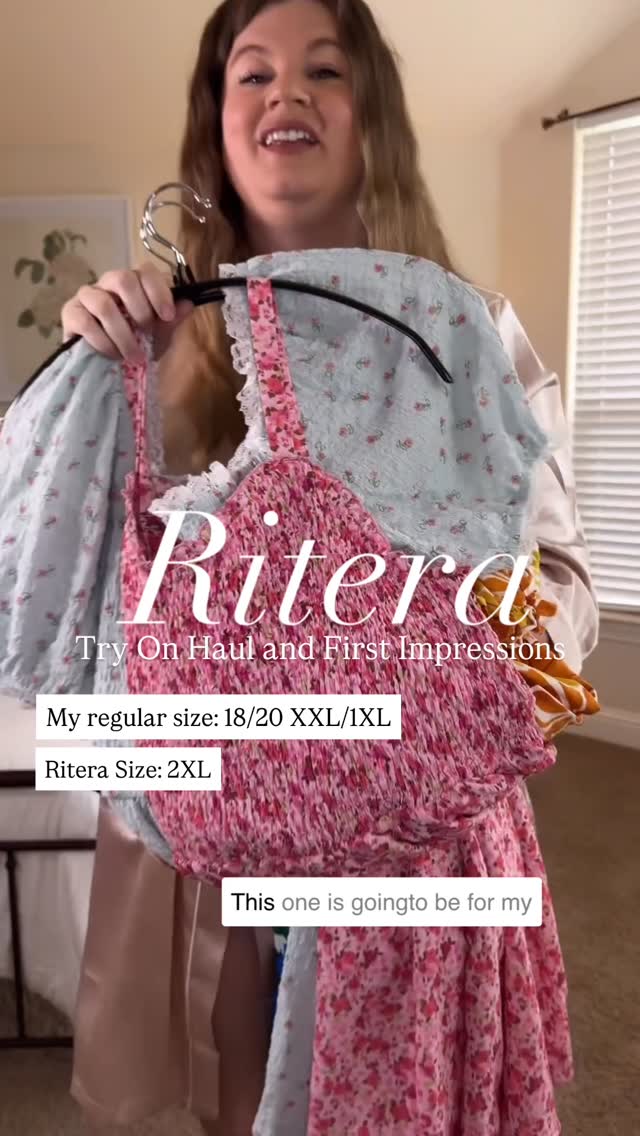 Instagram post by @whitneycypert for ritera. Caption reads: #gifted A new-to-me brand, @riterashop, sent me....