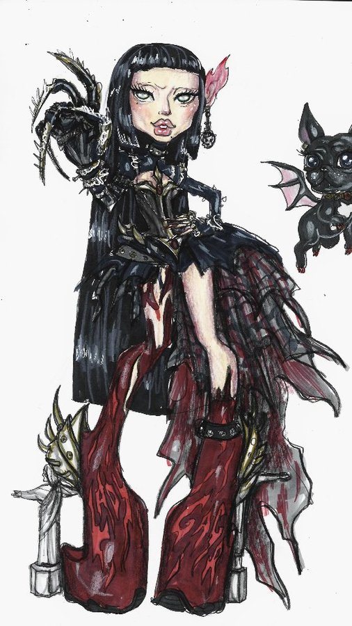 Instagram post by @maateusforte for Santander. Caption reads: [...] Gaga: Mother Monster em Monster High....