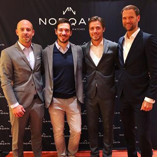 Instagram post by @felix_neureuther for NORQAIN. Caption reads: Great launch event of my self-designed @norqain....