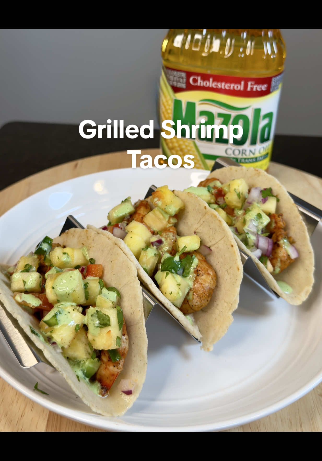 TikTok post by @hennashareee for Mazola. Caption reads: #ad Summer grilling just got way more flavorful....