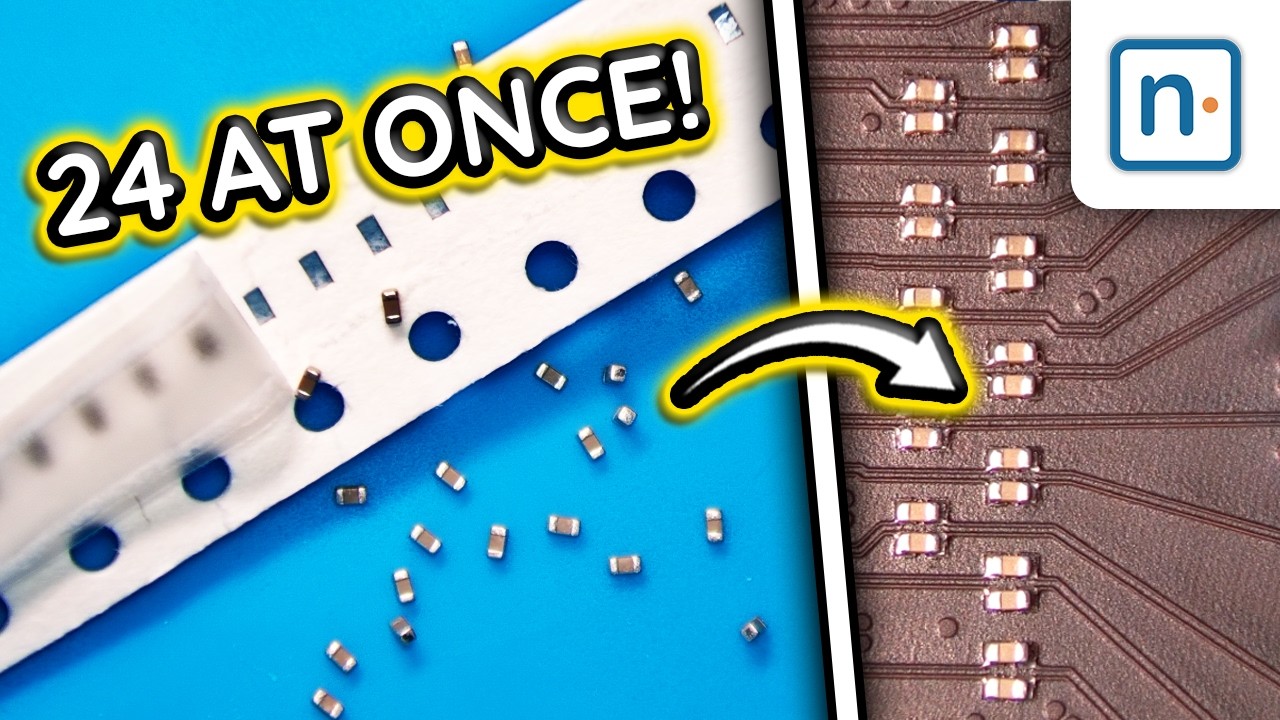YouTube post by @nanofixca for PCBWay. Caption reads: PCBWay offers high-quality PCB fabrication, 3D....