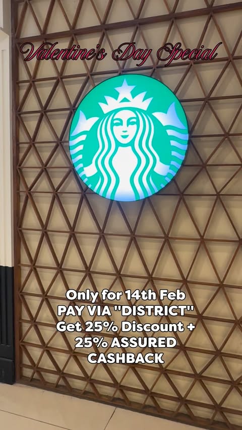 Instagram post by @aditisinghlifter for Starbucks. Caption reads: [...] is my valentine this year💌 Thanks to....