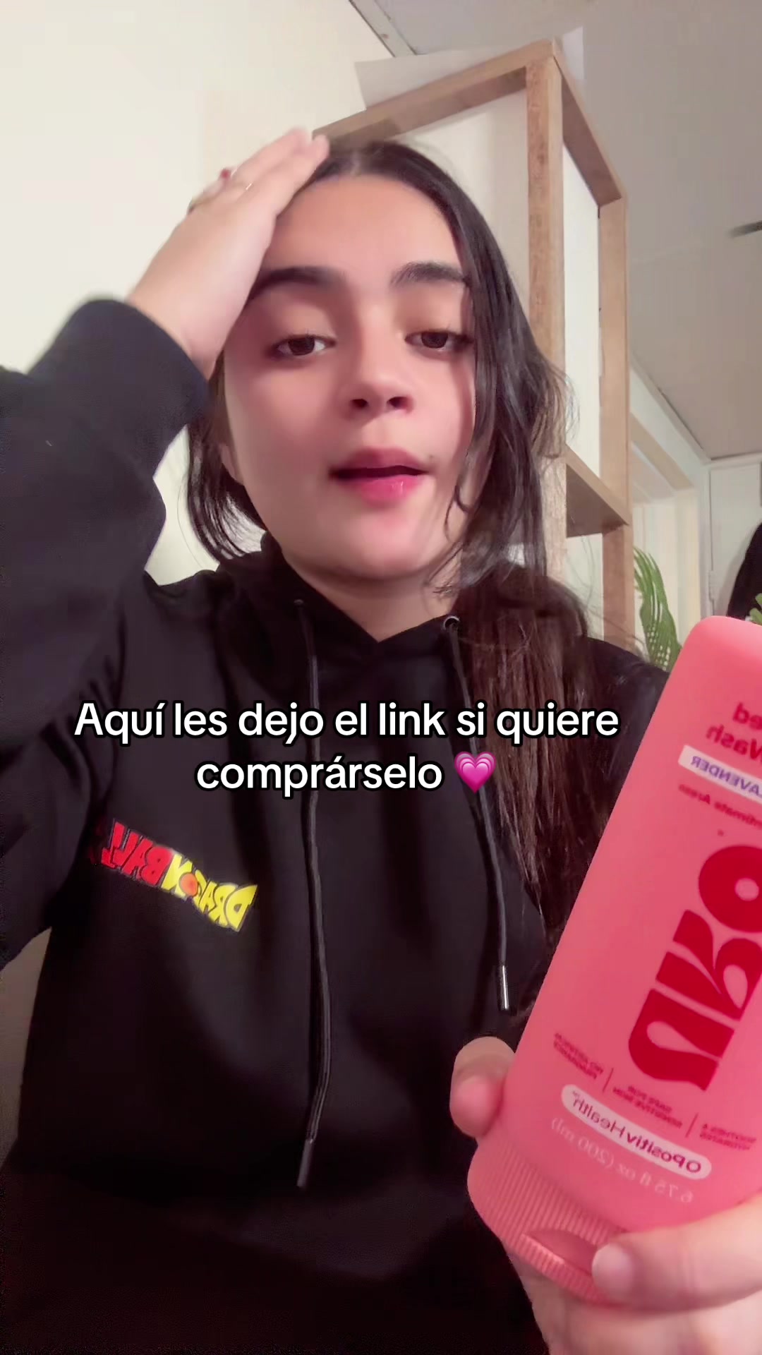 TikTok post by @jazminn_502 for O Positiv. Caption reads: @O Positiv 😍 #fyp #opositive #probioticwash [...].