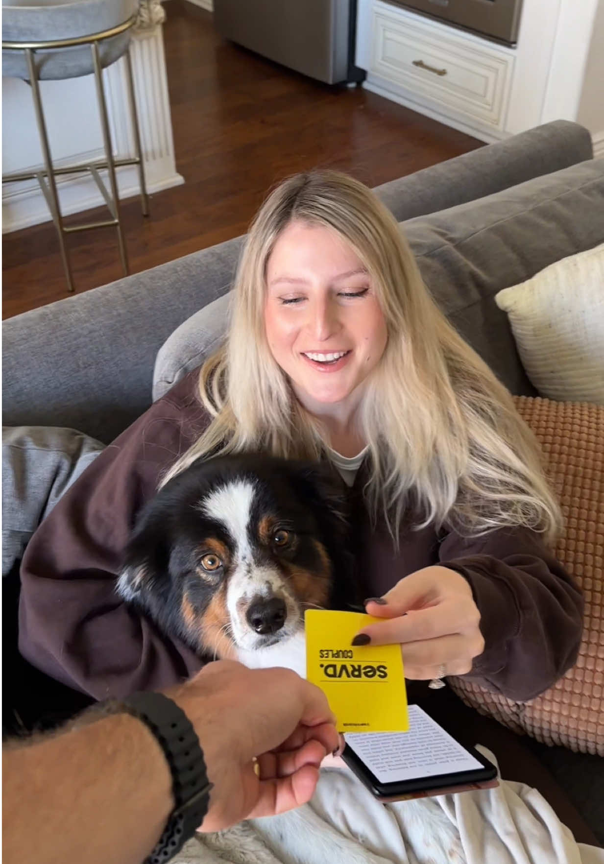 TikTok post by @maya.and.hunter for Hasbro. Caption reads: Can you believe we went 12 years without going on....