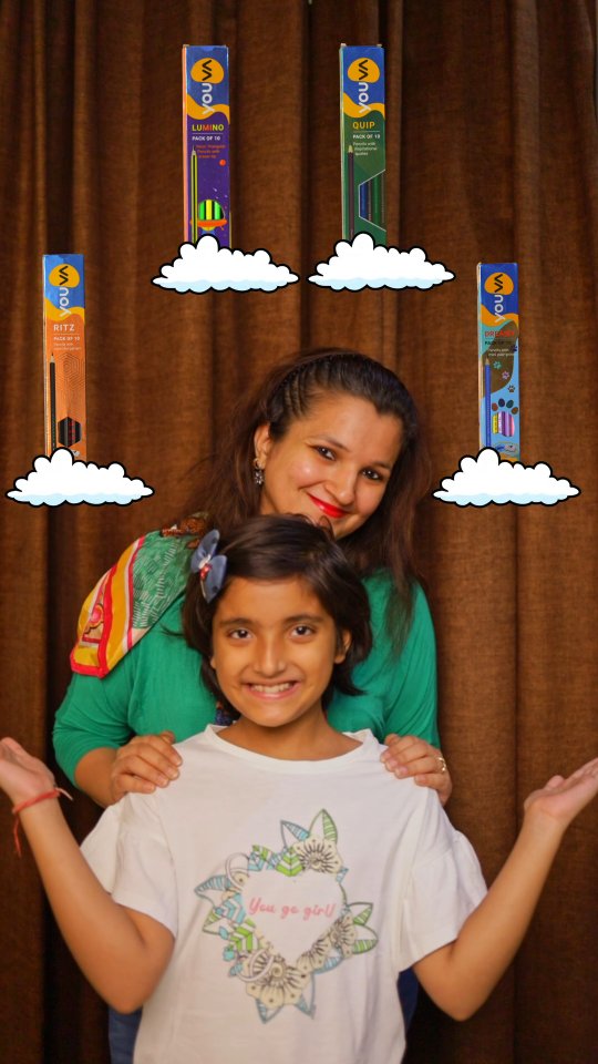 Instagram post by @myeternalsojourn for Youva stationery. Caption reads: ✨ Bright strokes, stylish vibes & super....