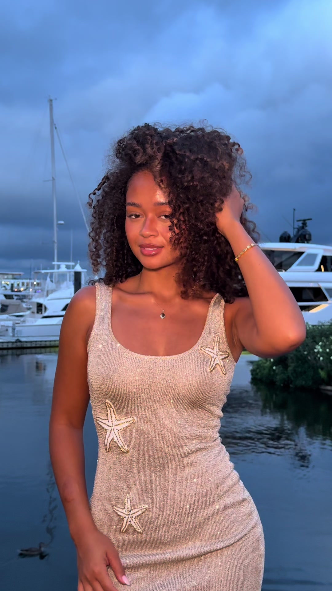 TikTok post by @heavenmarleyy for White Fox Boutique. Caption reads: [...] for 30% off everyone on @White Fox Boutique....