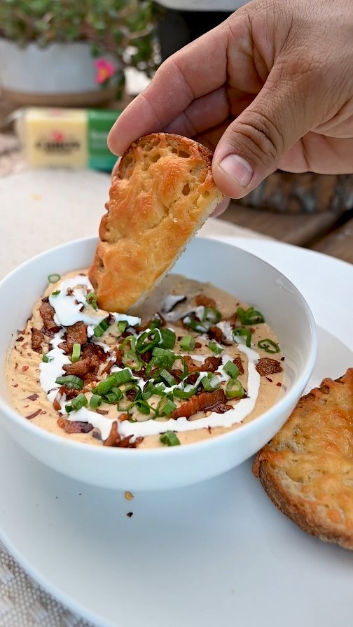 Instagram post by @bkyardeats for Cabot Creamery Cooperative. Caption reads: As the cold snap sets in and colors change, soup....