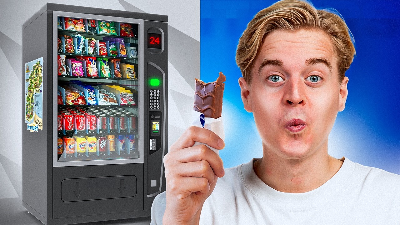 YouTube post by @Bankzitters for Revolut. Caption reads: BANKZITTERS AUTOMAAT EETWEDSTRIJD.