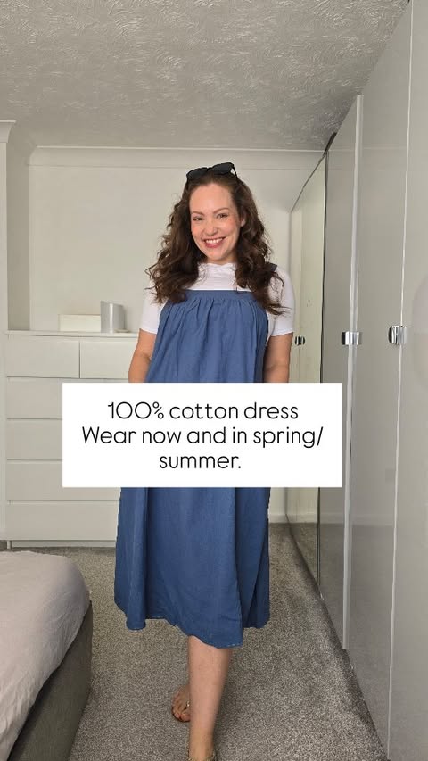 Instagram post by @samantha_ava_grace for BloomChic. Caption reads: [...] Dress an tee both @bloomchic #cottondress....