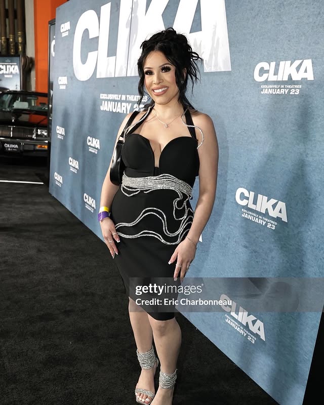 Instagram post by @stephanieee94_ for Fashion Nova. Caption reads: @fashionnovacurve Lights, cameras, confidence....