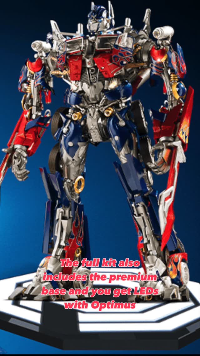 Instagram post by @shartimusprime for Fanhome. Caption reads: It’s here! Fanhome Full Kit Optimus Prime! Use my....