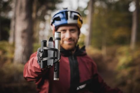 Instagram post by @danny_macaskill for Crankbrothers. Caption reads: Stoked on the new range of @crankbrothers S.O.S on....