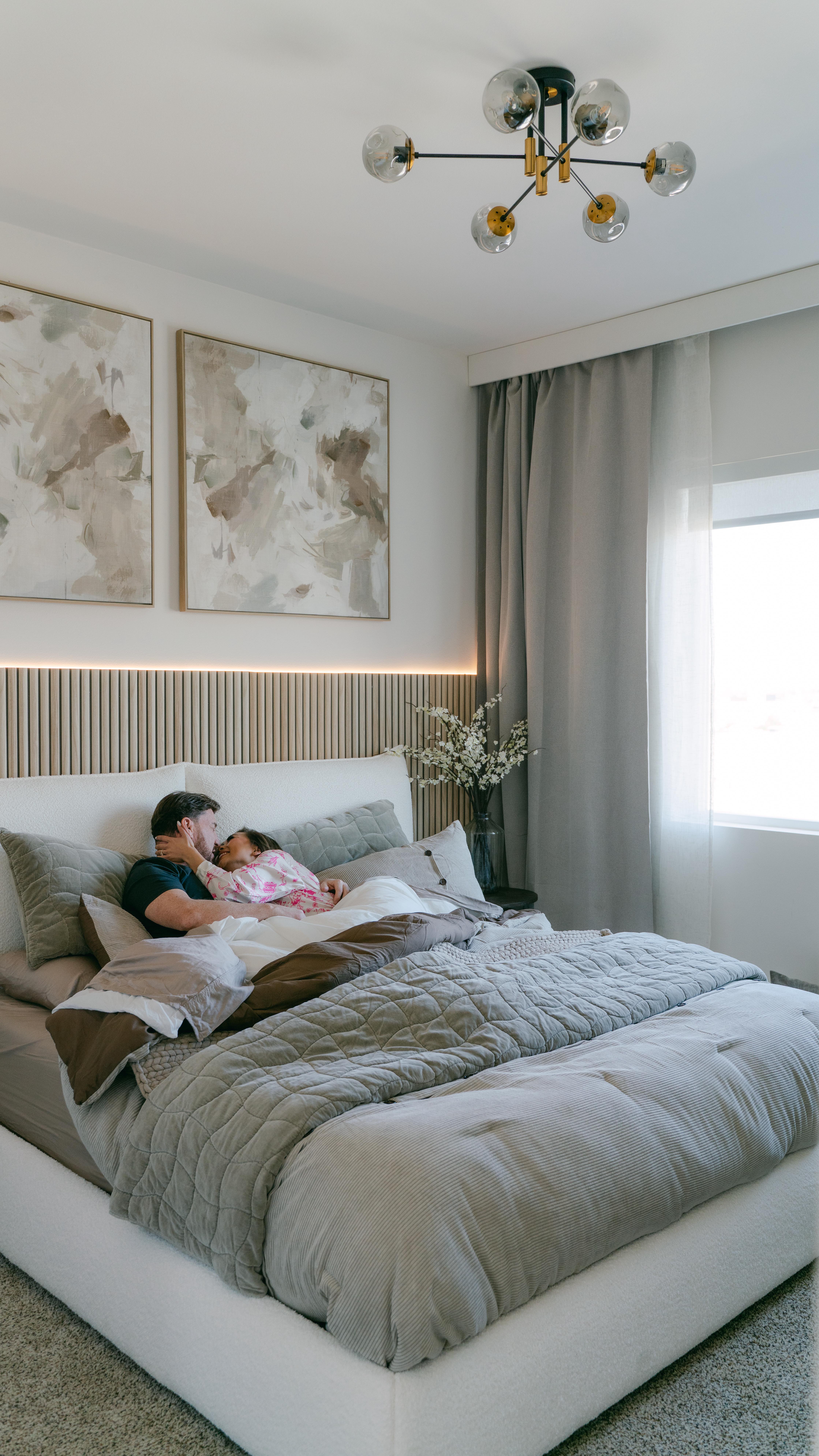 Instagram post by @sincerelyreneze for RC Willey. Caption reads: I didn’t think it was possible to love a mattress…....