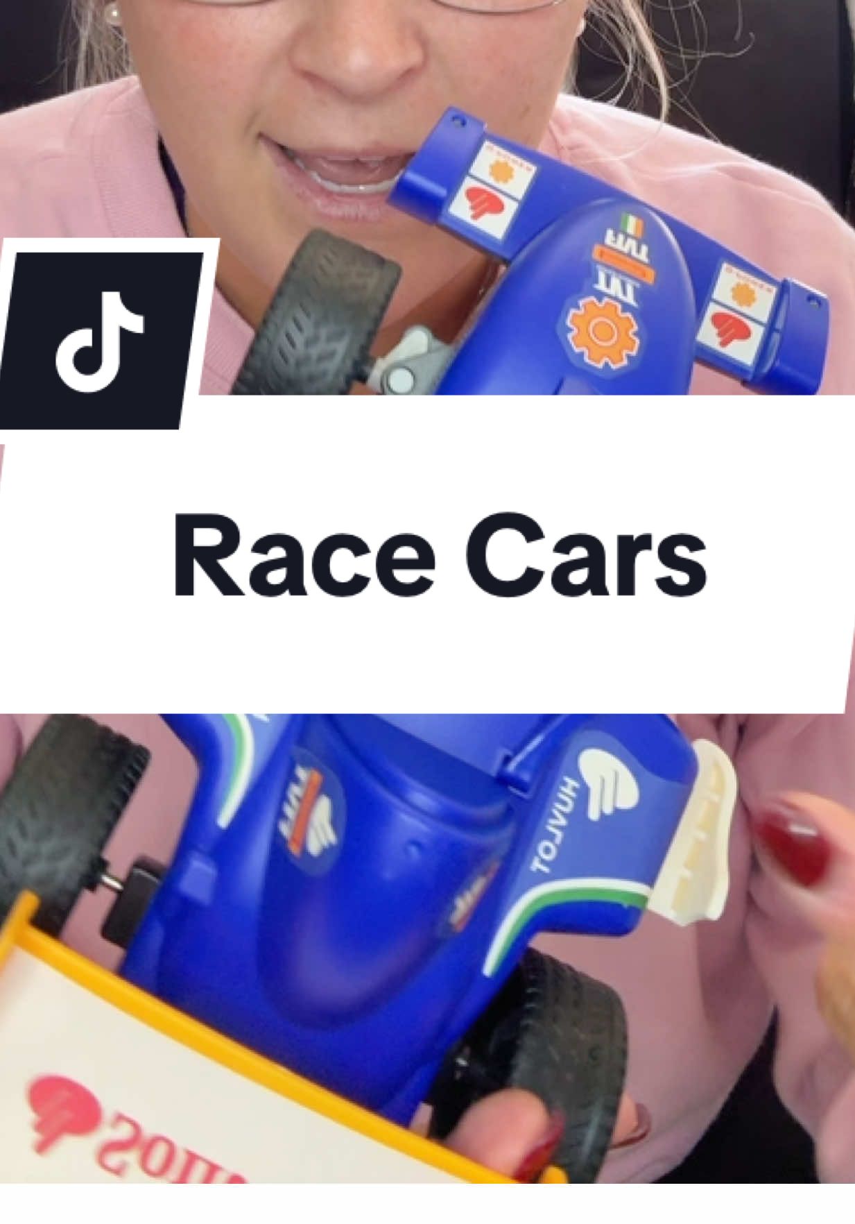 TikTok post by @casslanning for Talgic. Caption reads: [...] #racingcar #remotecontroltoy @Talgickidtoy.