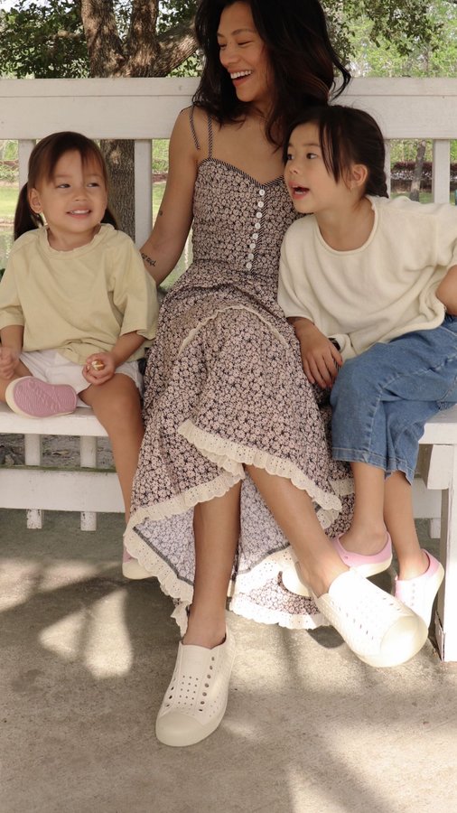 Instagram post by @marah.czyk for Native Shoes. Caption reads: Nothing I would rather do on Mother’s Day than to....