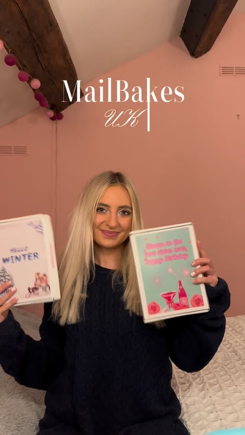 Instagram post by @ruecherri for MailBakes. Caption reads: So lucky this festive season 🎄✨ 
I was gifted the....