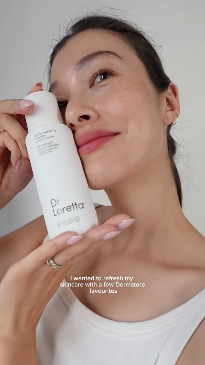 Instagram post by @iamkouka for Dermstore. Caption reads: Starting fresh for Autumn with a few Dermstore....