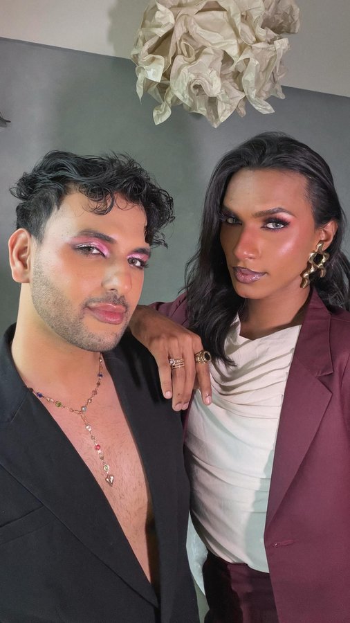 Instagram post by @rahil_sayed01 for Nykaa. Caption reads: This or that or everything? @NykaaCosmetics Chrome....