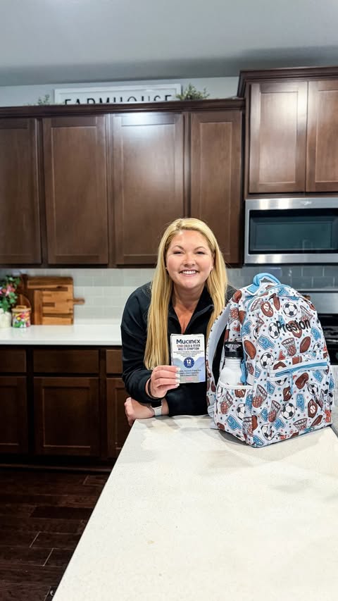 Instagram post by @be_there_in_a_prosecco for SheSpeaks. Caption reads: #ad Moms don’t get sick days, but we can be....