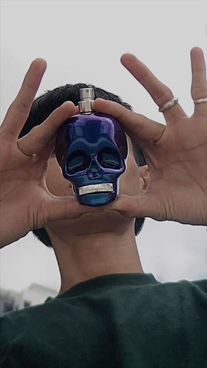 Instagram post by @nizarhashim for Police Lifestyle. Caption reads: Discover the new police fragrance for his & her....