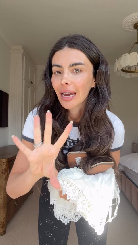 Instagram post by @georgiahabboo for Very. Caption reads: GRWM for a rare date night ad @veryuk.