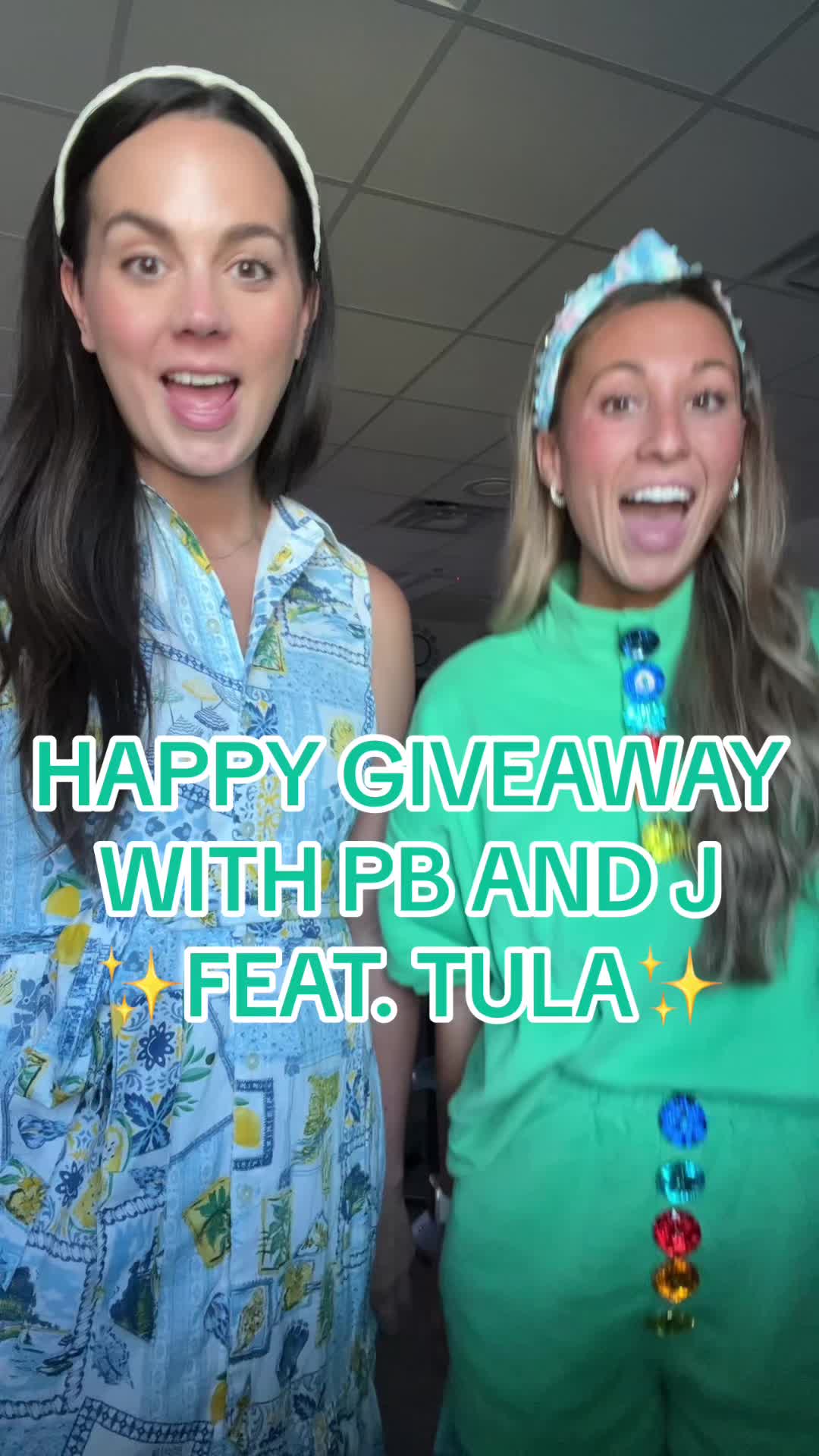 TikTok post by @pbandj4thgrade for TULA. Caption reads: ✏GIVEAWAY✏ We’re partnering with TULA to help....