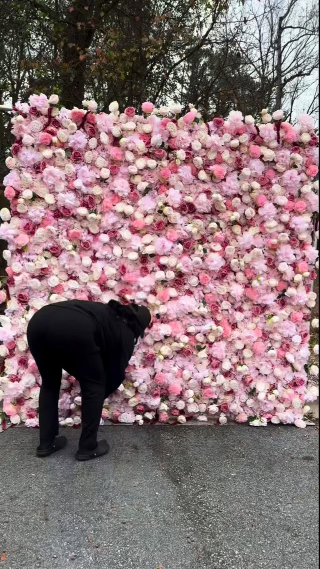 Instagram post by @livsluxurydecor for KetieStory. Caption reads: [...] for this beautiful flower walk from....