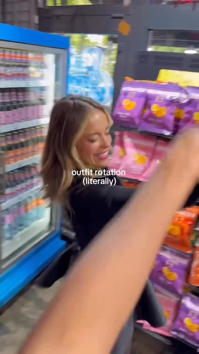 Instagram post by @hoermanseder for ABOUT YOU. Caption reads: @hoermanseder outfit rotation with....