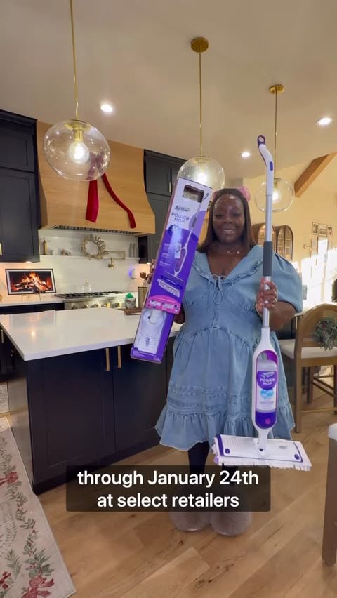 Instagram post by @operation_niki for Swiffer. Caption reads: #SwifferPartner #Ad Get $10 off the @swiffer [...].