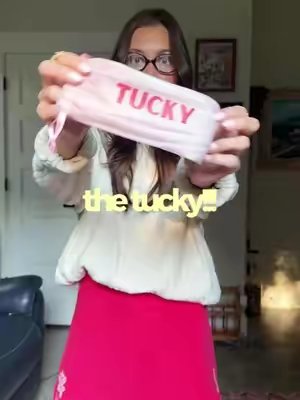 TikTok post by @marymicayla1 for TUCKY. Caption reads: [...] outfits SO MUCH EASIER!!!!🩷🩷🩷 @Shop Tucky....
