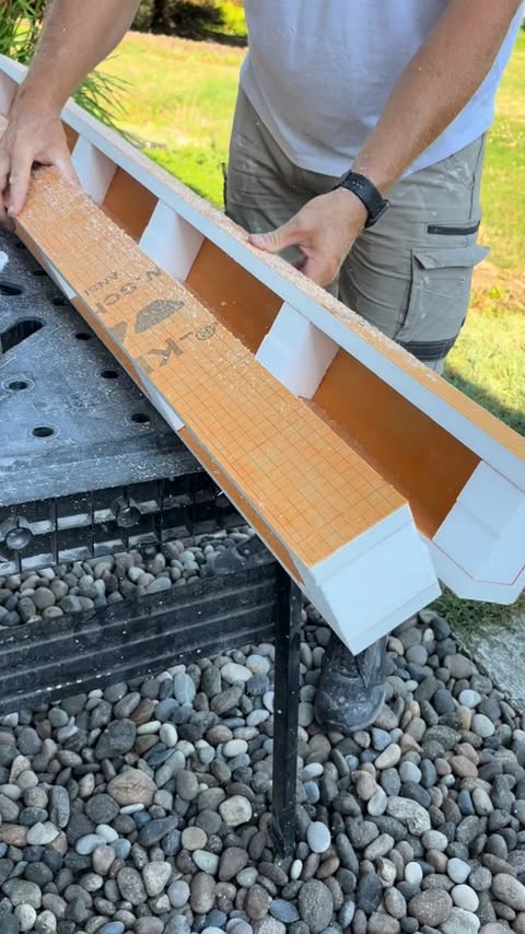 Instagram post by @dj.tiling for STABILA. Caption reads: [...] and making it level and pitch with my....