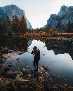 Instagram post by @dylankato for Wilderness Culture. Caption reads: Exploring Yosemite in @tentree ‘s new holiday....