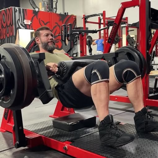 Instagram post by @wittigworks for Kaged. Caption reads: [...] Calf Raise: 3x12-15 💪Save 15% off @Kaged....