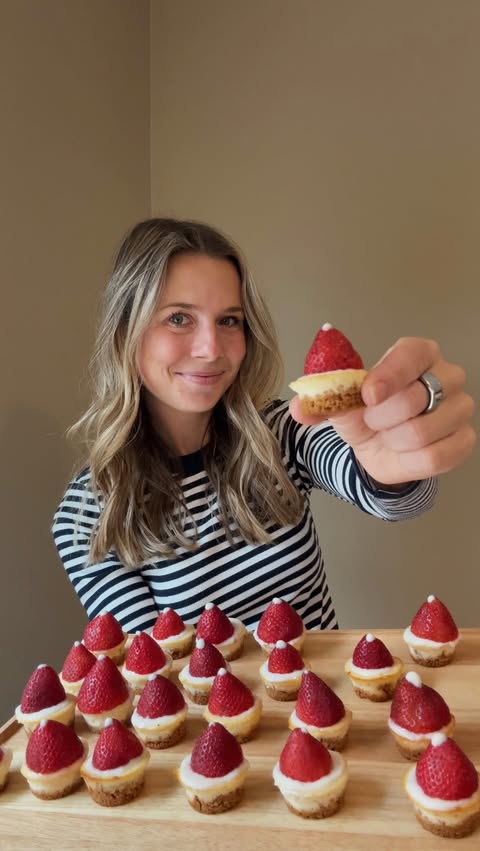Instagram post by @teachertastes for Chobani. Caption reads: #Ad Greek Yogurt Cheesecake Bites 
Using @chobani....