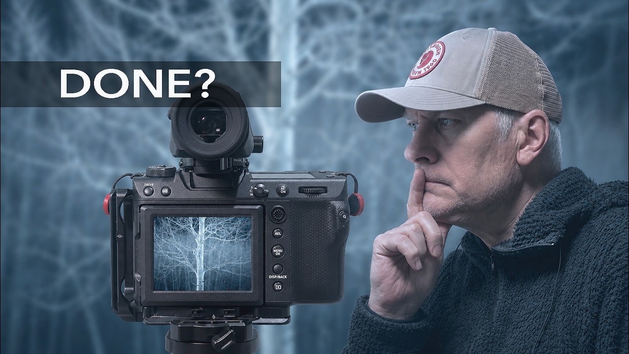 YouTube post by @QuietLightPhoto for Epidemic Sound. Caption reads: When Is a Photograph Finished?.