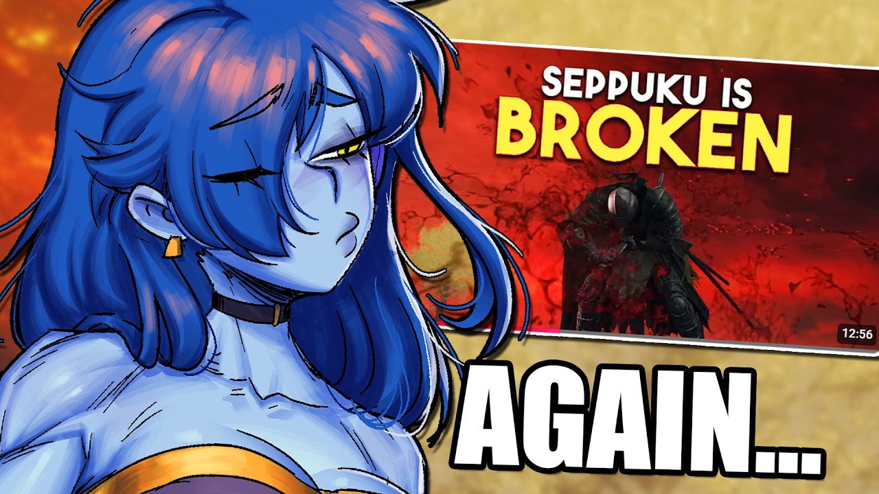 YouTube post by @OnlyWaifuYT for Instant Gaming. Caption reads: Elden Ring History Repeats Itself....