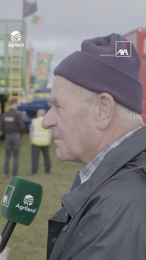 Instagram post by @agriland.ie for AXA. Caption reads: [...] keeping the tradition alive. Sponsored by....