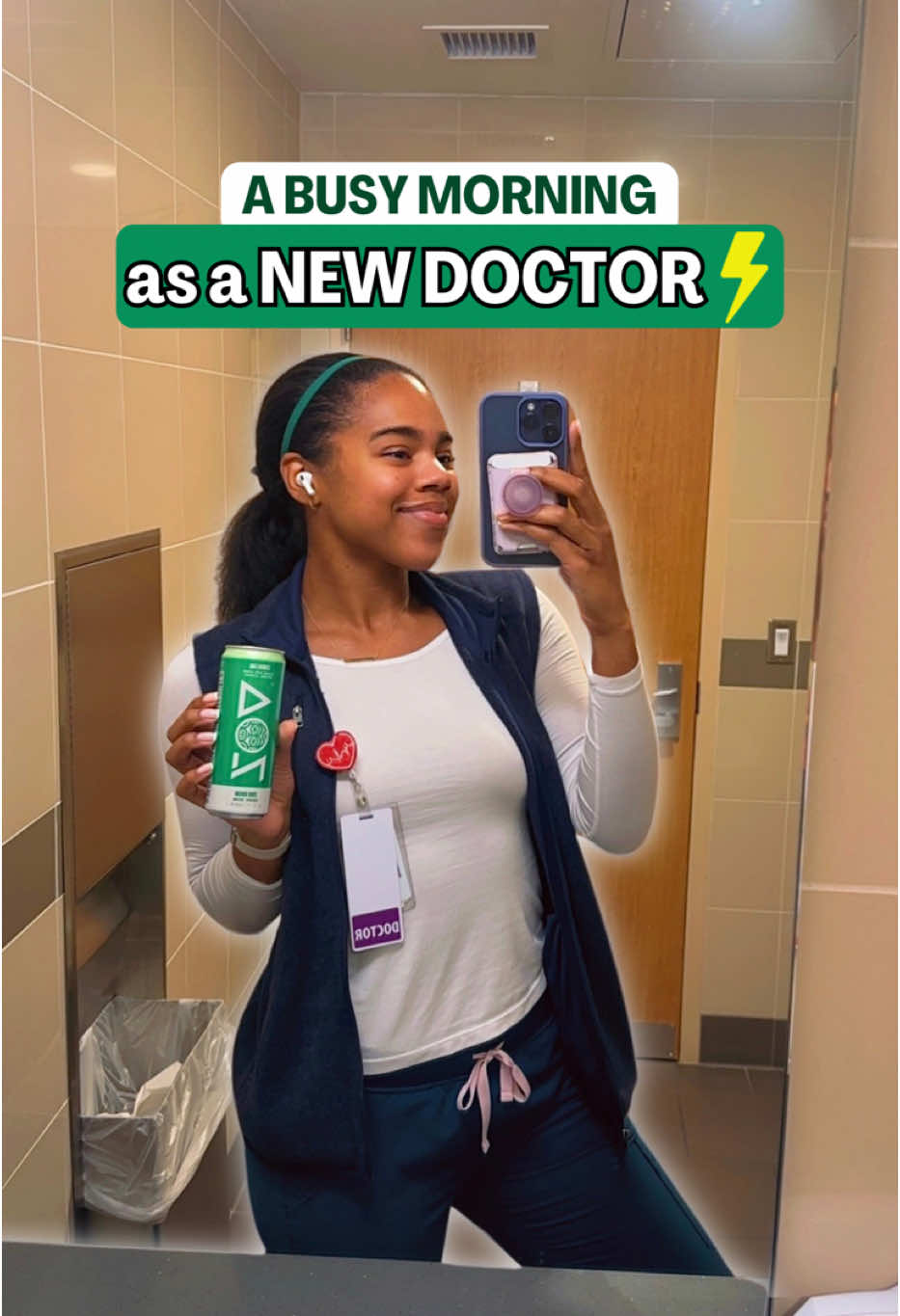 TikTok post by @alittletaeste for ZOA Energy. Caption reads: my early morning power up⚡️ #ad | #18+ l @ZOA....