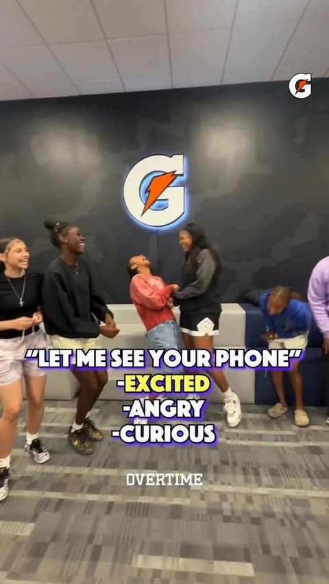 Instagram post by @audicrooks55 for Gatorade. Caption reads: [...] girls actresses though 😭 @gatorade.